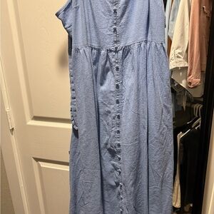 Universal Thread Light Blue Sleeveless Dress